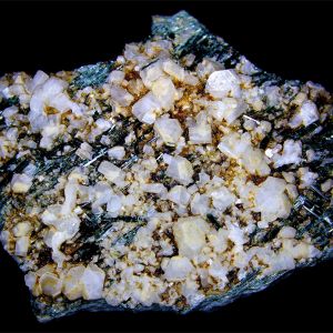 Albit, aktynolit_Bułgaria